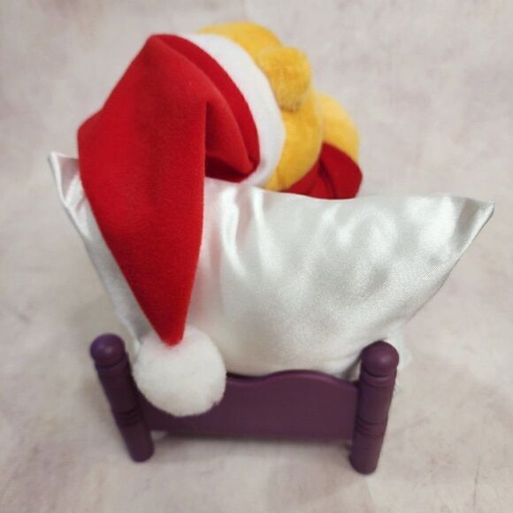 Large Talking Winnie the Pooh in Bed Disney Christmas Vintage Rare - Picture 8 of 10